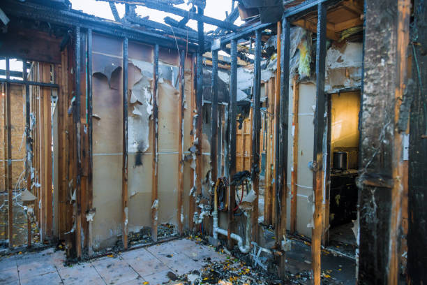 Professional Fire Damage Removal technician working in Fulton, KY
